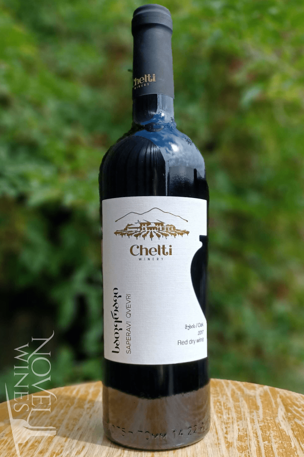 Chelti Winery Red Wine Chelti Saperavi Qveri Oak Aged 2017, Georgia