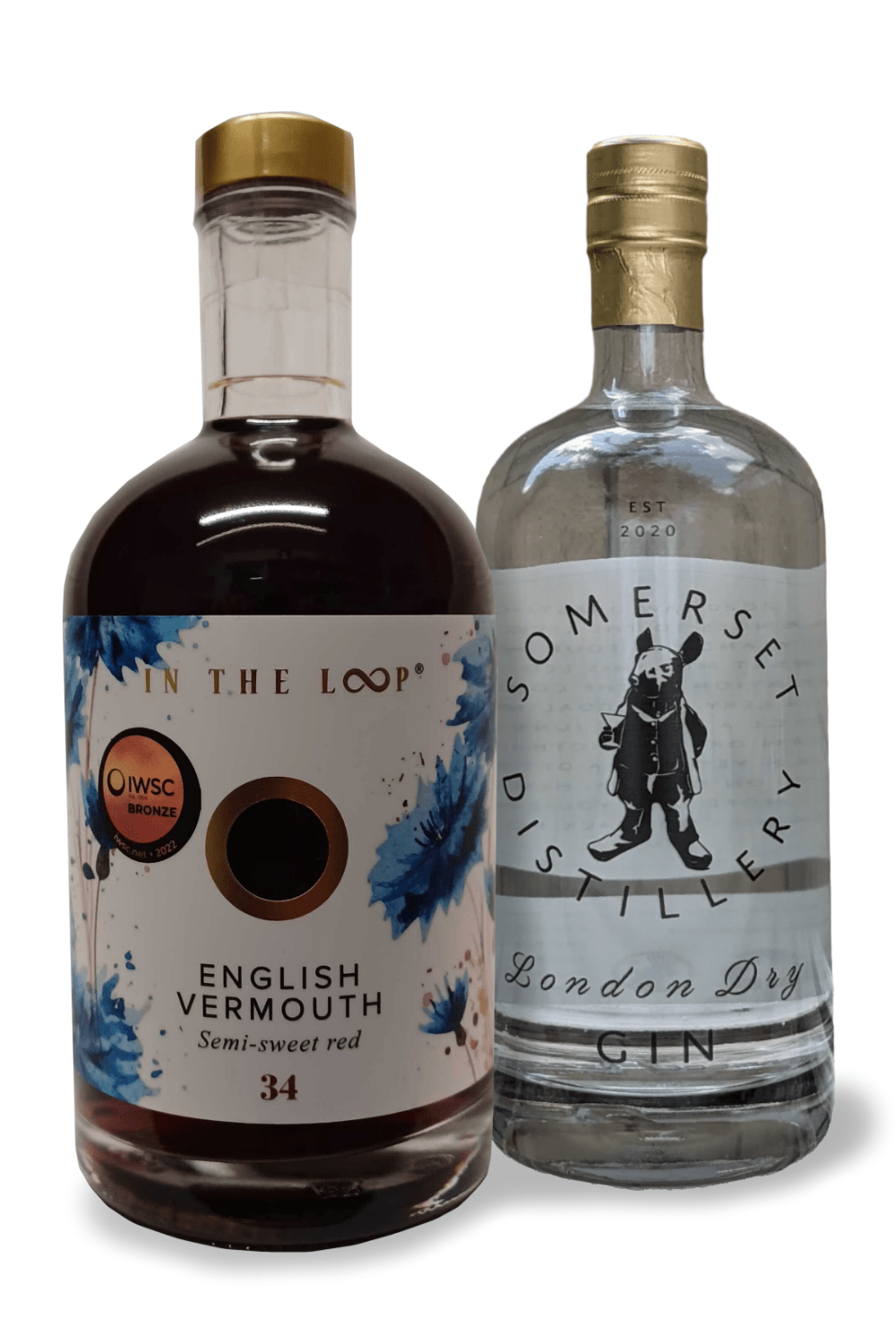 Novel Wines Mixed Case English Premium Red Vermouth and Gin Gift Box Offer