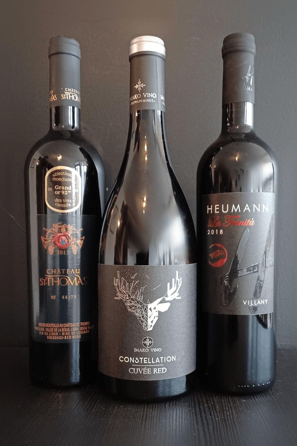 Limited Edition Premium Red Wine Case - Three Bottle Mixed Case Offer